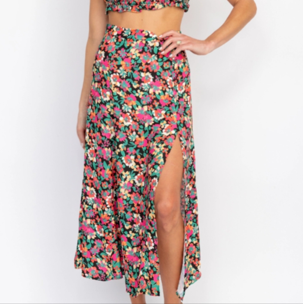 Floral Print Women's Skirt